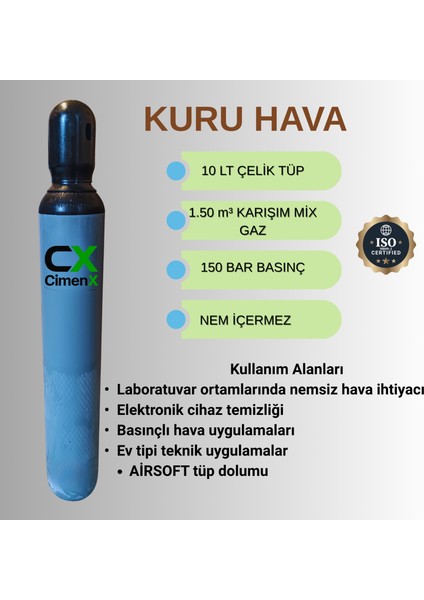 Cimenx Kuru Hava Gazı 10 Lt fiyatları