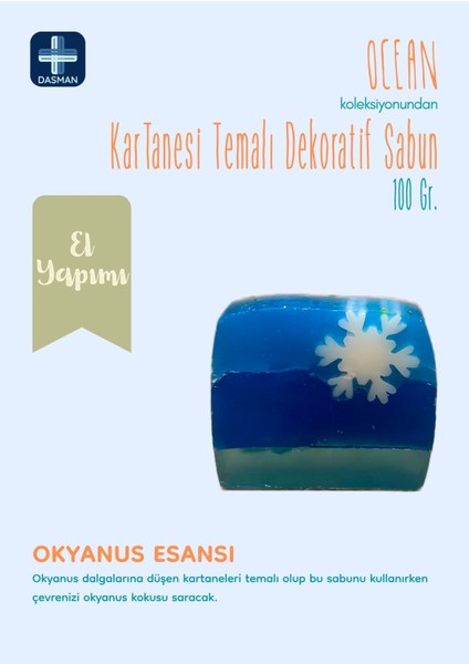Dasman Ocean El Yapımı Okyanus Kokulu Dekoratif Sabun