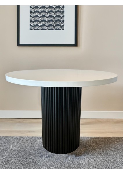 Bohem Yuvarlak Ahşap Masa 100X100 modelleri