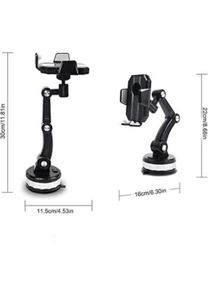 28 Siyah 360° Dönen Araç Içi ve Masa Üstü Telefon Tutucusu fırsatları