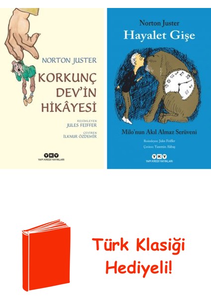 Norton Juster 2 Kitap Seti + Türk Klasiği Hediye