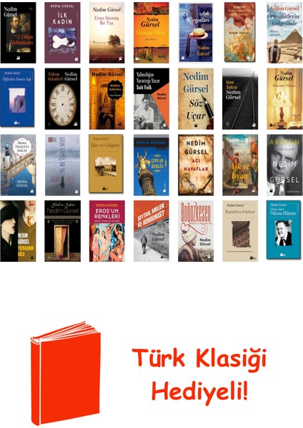 Nedim Gürsel 29 Kitap Seti + Türk Klasiği Hediye