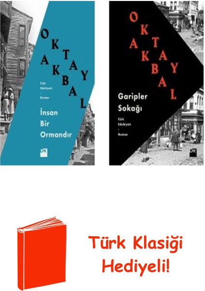 Oktay Akbal 2 Kitap Seti + Türk Klasiği Hediye