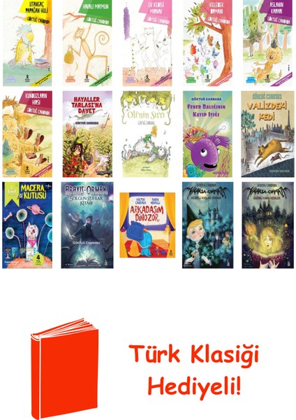 Göktuğ Canbaba 15 Kitap Seti + Türk Klasiği Hediye