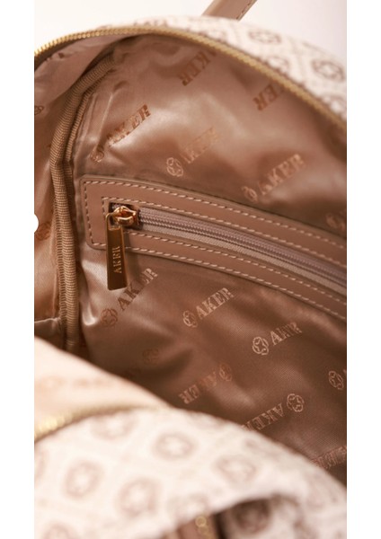 Bej Aker Monogram Sırt Çantası CNT20013 modelleri