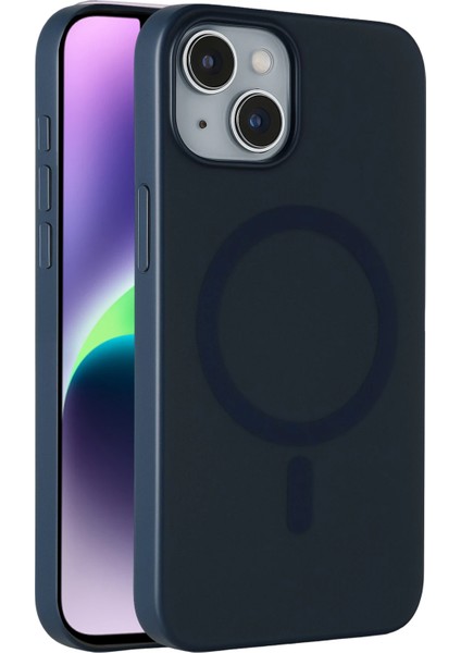 More-Tr Joko Apple Iphone 14 Tuna Pc Slim Magsafe Kapak - Lacivert