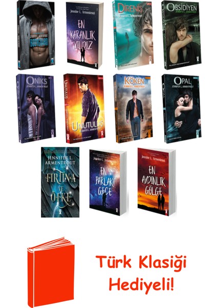 Jennifer L. Armentrout 11 Kitap Seti + Türk Klasiği Hediye