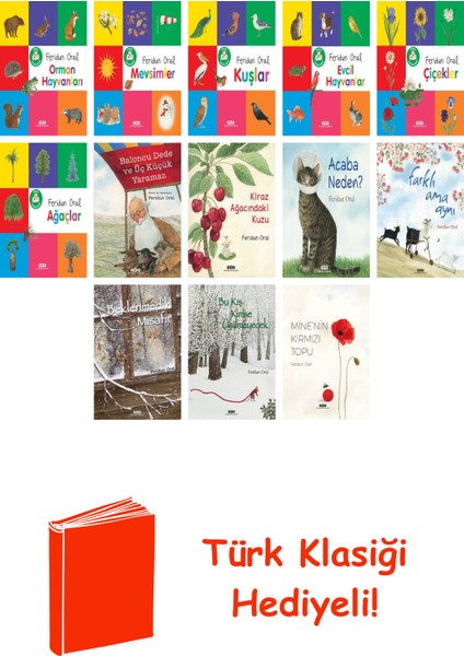 Feridun Oral 13 Kitap Seti + Türk Klasiği Hediye
