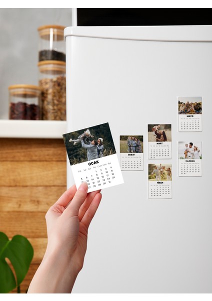2026 Magnet Takvim – Kişiye Özel Fotoğraflı