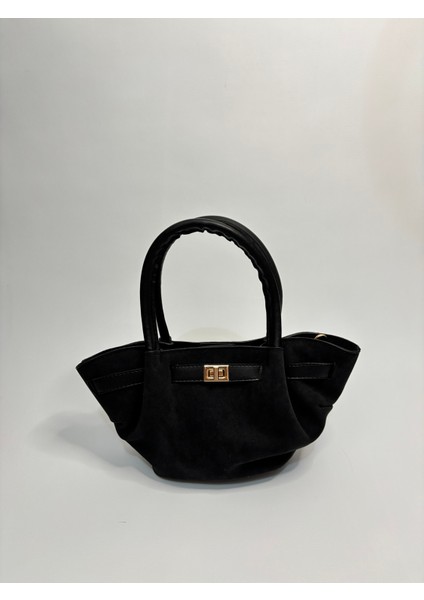 Magnolia Siyah Süet Kadın Omuz ve El Çantası fırsatları