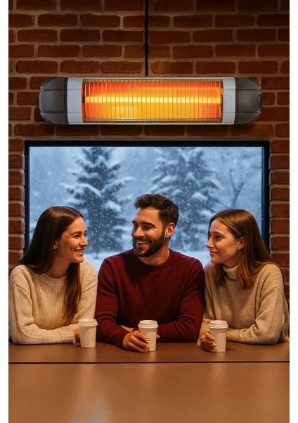 Pazaraza Vesus 3000W Infrared Elektrikli Isıtıcı Duvar ve Ayak Için Uygun modelleri