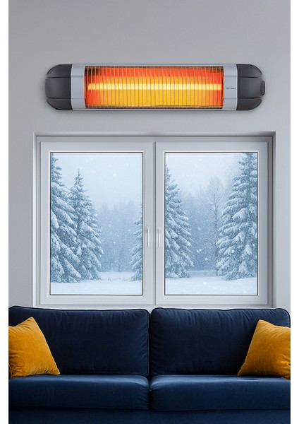 Pazaraza Vesus 3000W Infrared Elektrikli Isıtıcı Duvar ve Ayak Için Uygun fırsatları