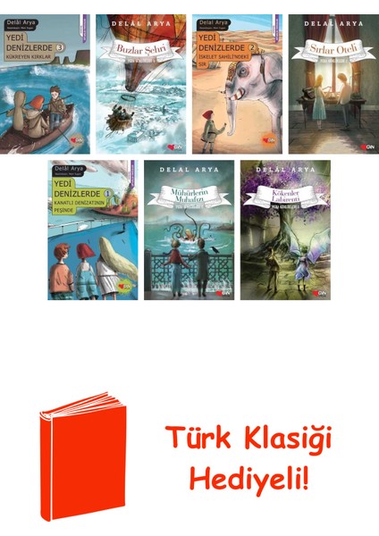 Delal Arya 7 Kitap Seti + Türk Klasiği Hediye