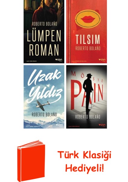 Roberto Bolaño 4 Kitap Seti + Türk Klasiği Hediye