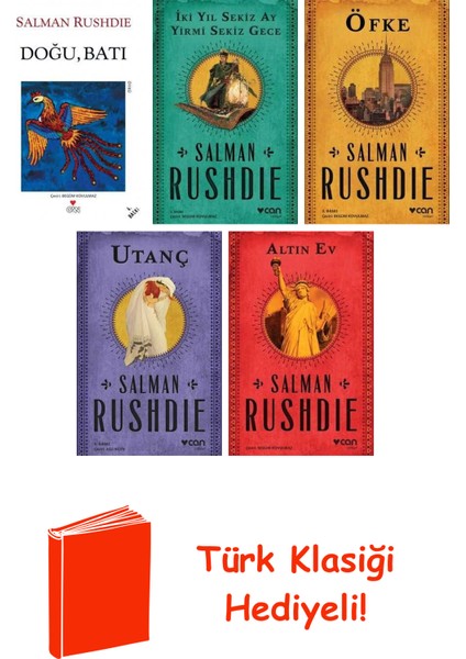 Salman Rushdie 5 Kitap Seti + Türk Klasiği Hediye