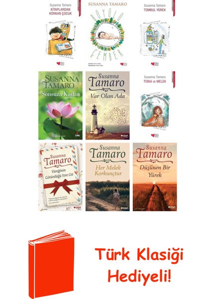 Susanna Tamaro 9 Kitap Seti + Türk Klasiği Hediye