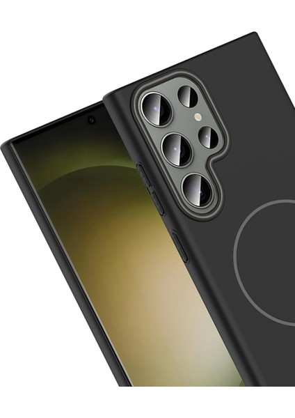 More-Tr Joko Samsung Galaxy S23 Ultra Broş Magsafe Kapak - Füme fiyatları