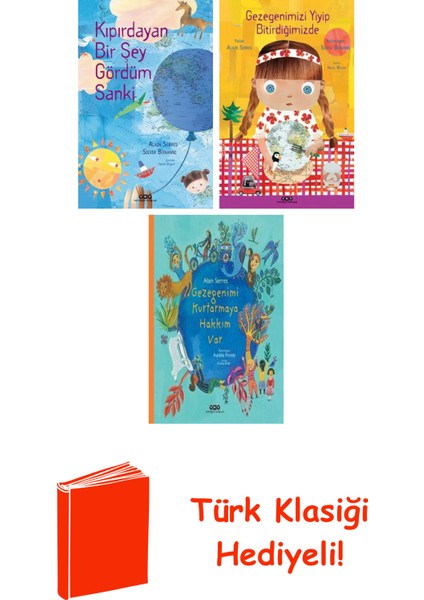 Alain Serres 3 Kitap Seti + Türk Klasiği Hediye