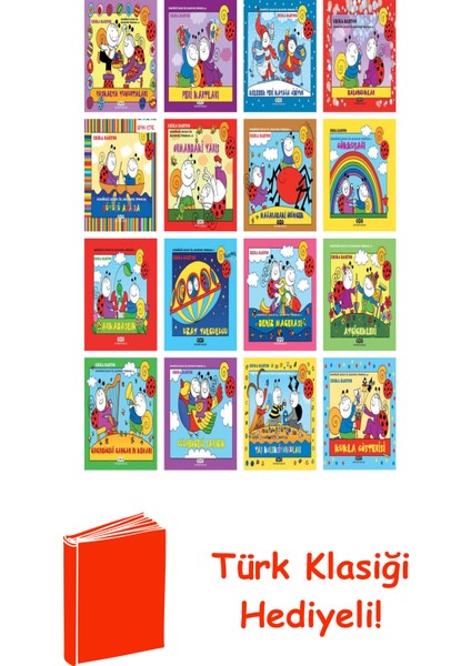 Erika Bartos 16 Kitap Seti + Türk Klasiği Hediye