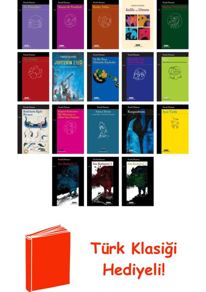 Faruk Duman 18 Kitap Seti + Türk Klasiği Hediye