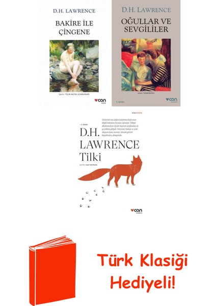 D.h. Lawrence 3 Kitap Seti + Türk Klasiği Hediye