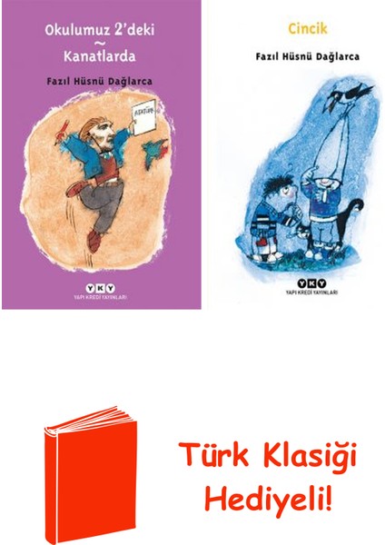 Fazıl Hüsnü Dağlarca 2 Kitap Seti + Türk Klasiği Hediye