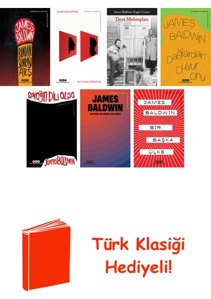 James Baldwin 7 Kitap Seti + Türk Klasiği Hediye