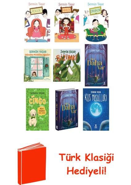 Şermin Yaşar 9 Kitap Seti + Türk Klasiği Hediye