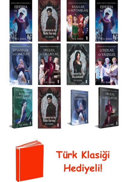 N. G. Kabal 12 Kitap Seti + Türk Klasiği Hediye