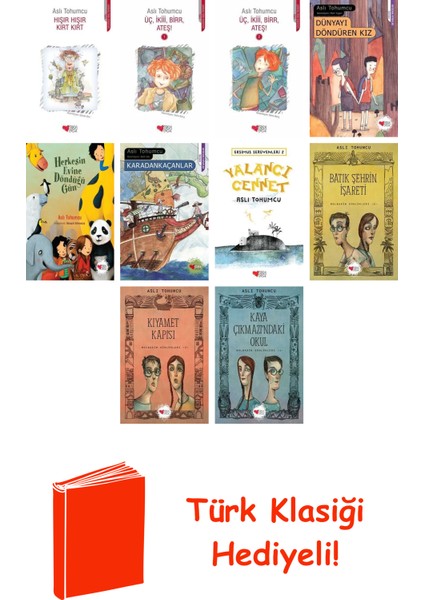 Aslı Tohumcu 10 Kitap Seti + Türk Klasiği Hediye