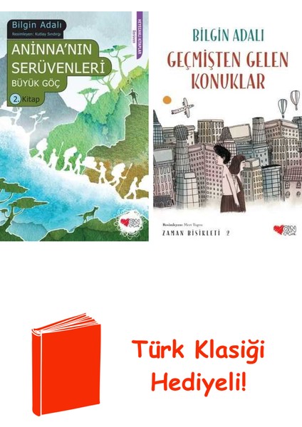 Bilgin Adalı 2 Kitap Seti + Türk Klasiği Hediye