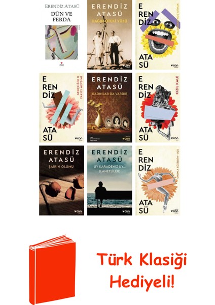 Erendiz Atasü 9 Kitap Seti + Türk Klasiği Hediye