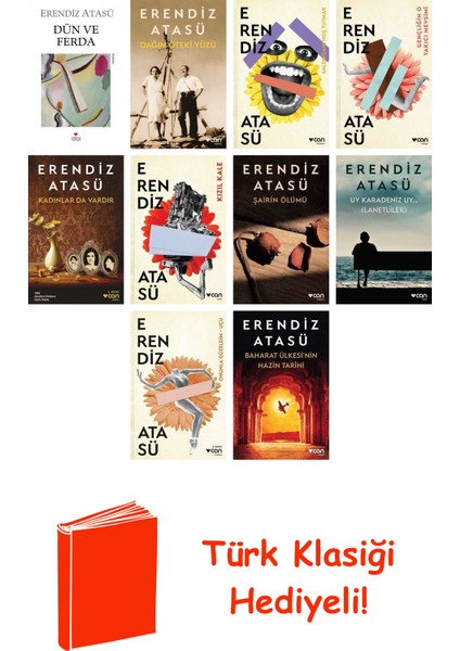 Erendiz Atasü 10 Kitap Seti + Türk Klasiği Hediye