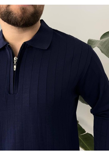 Polo Yaka Fermuarlı Kazak modelleri