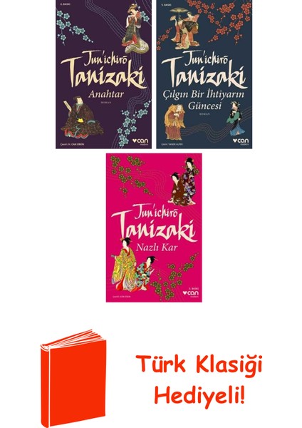 Juniçiro Tanizaki 3 Kitap Seti + Türk Klasiği Hediye