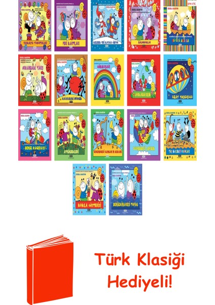 Erika Bartos 17 Kitap Seti + Türk Klasiği Hediye