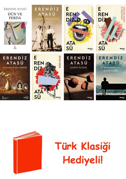 Erendiz Atasü 8 Kitap Seti + Türk Klasiği Hediye