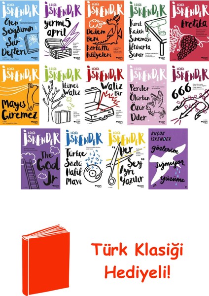 Küçük Iskender 14 Kitap Seti + Türk Klasiği Hediye