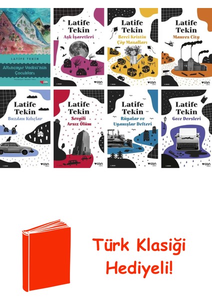 Latife Tekin 8 Kitap Seti + Türk Klasiği Hediye