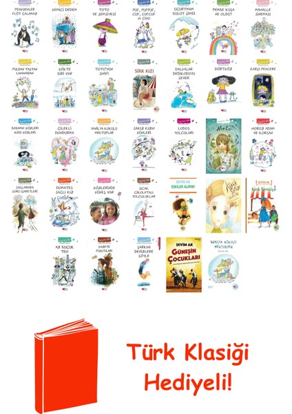 Sevim Ak 33 Kitap Seti + Türk Klasiği Hediye