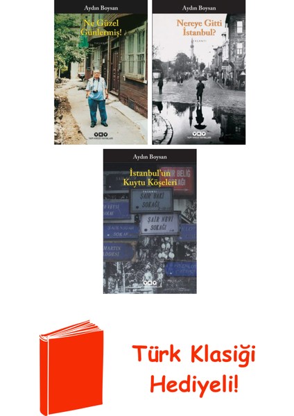 Aydın Boysan 3 Kitap Seti + Türk Klasiği Hediye