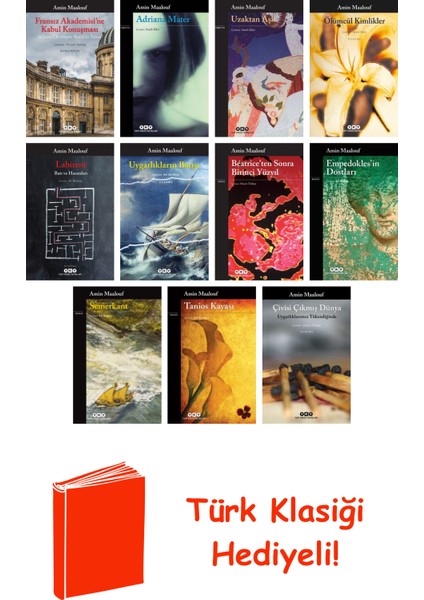 Amin Maalouf 11 Kitap Seti + Türk Klasiği Hediye