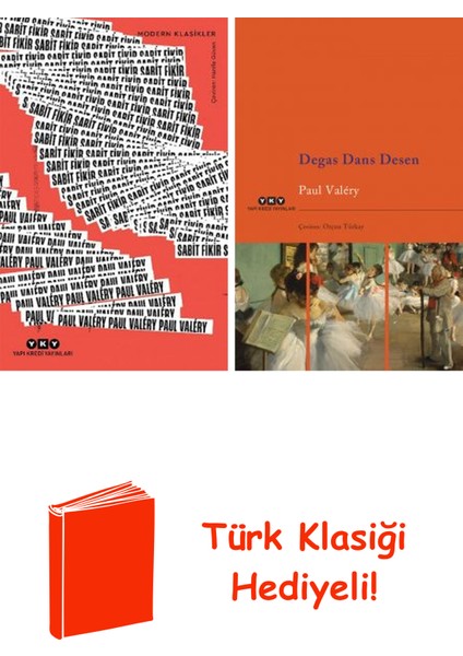 Paul Valéry 2 Kitap Seti + Türk Klasiği Hediye
