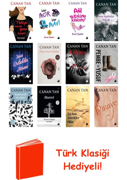 Canan Tan 12 Kitap Seti + Türk Klasiği Hediye