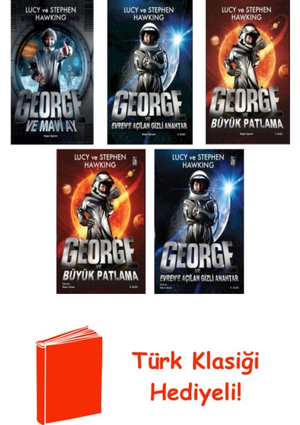Lucy ve Stephen Hawking 5 Kitap Seti + Türk Klasiği Hediye