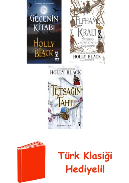 Holly Black 3 Kitap Seti + Türk Klasiği Hediye