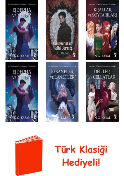 N. G. Kabal 6 Kitap Seti + Türk Klasiği Hediye