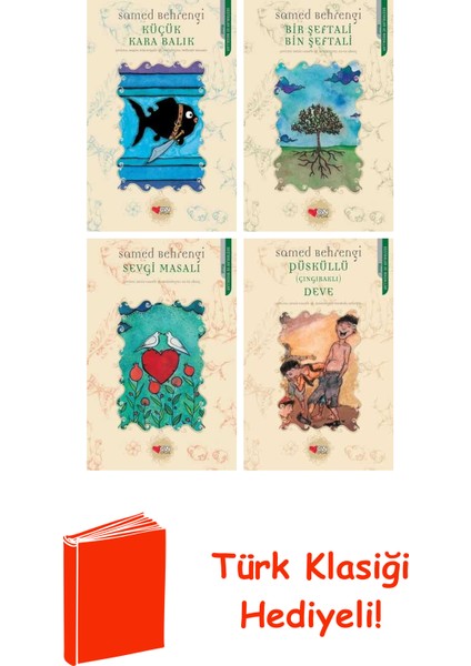 Samed Behrengi 4 Kitap Seti + Türk Klasiği Hediye