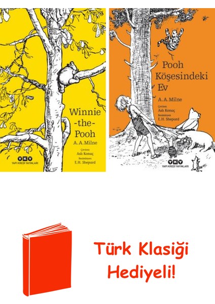 A. A. Milne 2 Kitap Seti + Türk Klasiği Hediye