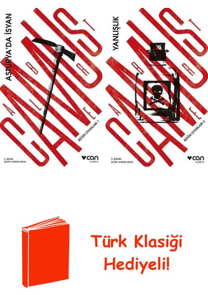 Albert Camus 2 Kitap Seti + Türk Klasiği Hediye